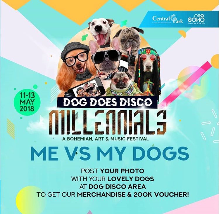 CentralParkMall's tweet photo. Me vs My Dogs!
.
Post your photo with your lovely dogs at Dog Does Disco Area, 5 lucky customers will get a chance to get our merchandise and 200K Vouchers
.
Redemption counter at Customer Care Center at Central Park, LGM
.
#CENTRALPARKMALL #dogdoesdisco #eventjakarta https://t.co/TNe6qb9rY9