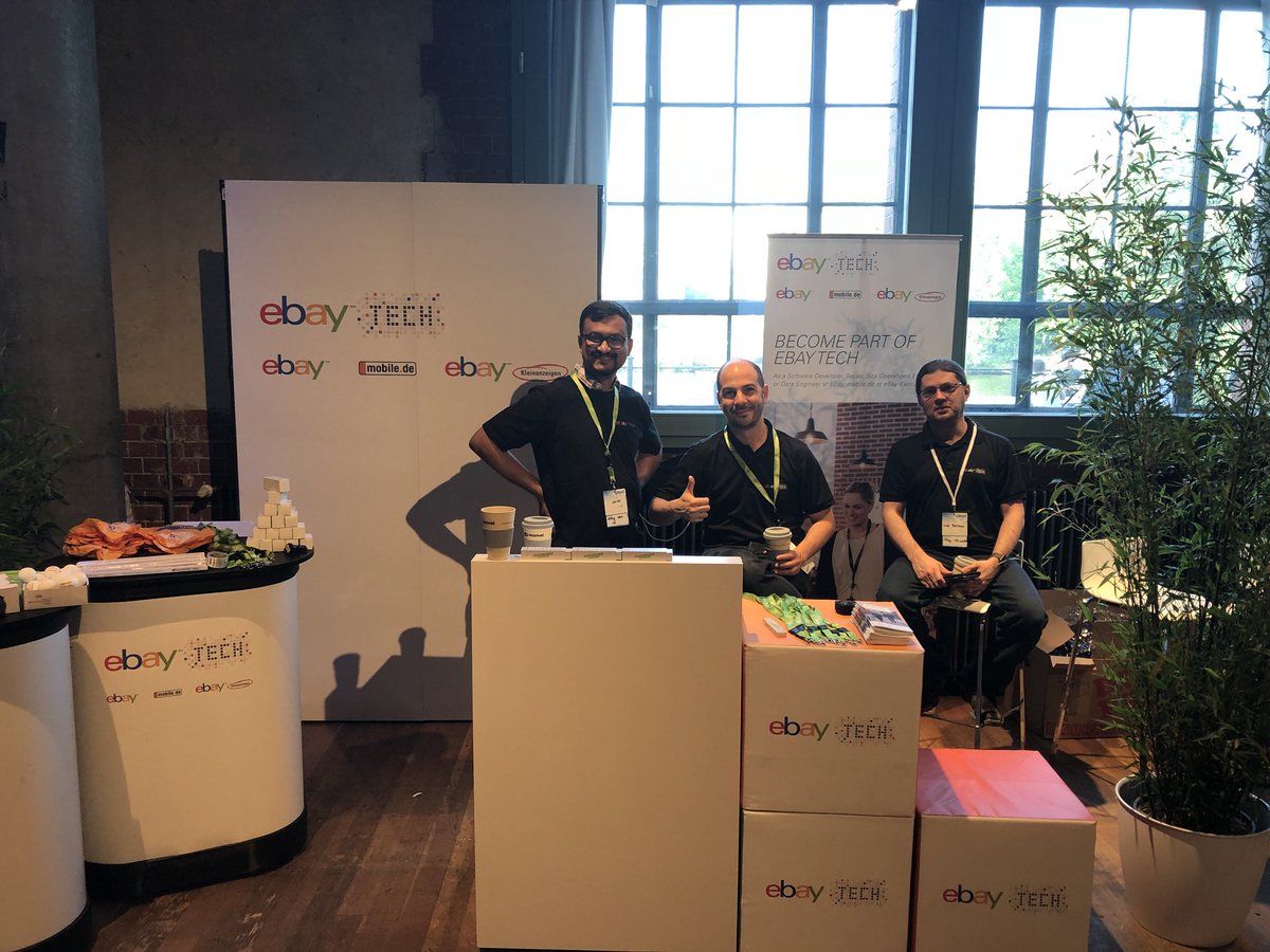 podkowik's tweet photo. UIKonf 2018 is about to start @uikonf #uikonf #uikonf18 @ebaytechberlin is happy to be part of it and support this local developer conference - happy to talk to you ! https://t.co/zg9rKtquYX