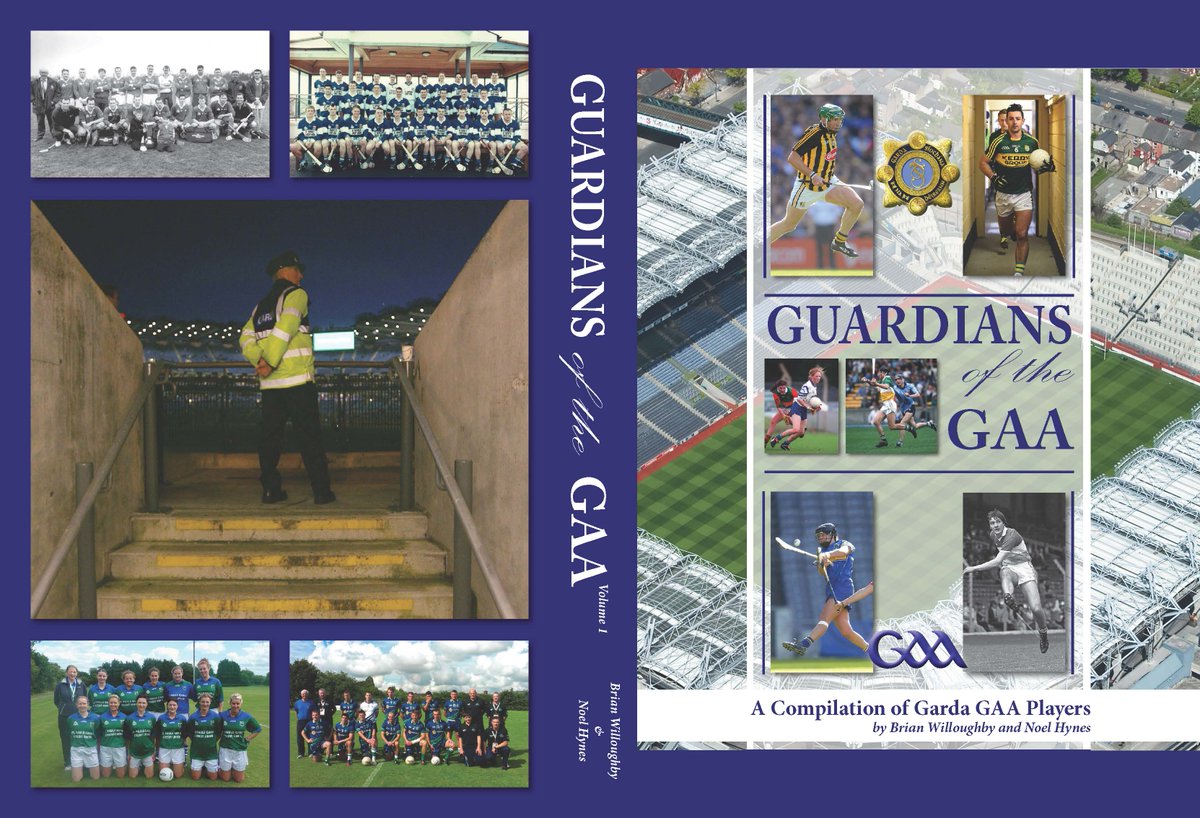 gardainfo's tweet photo. “Guardians of the GAA” by Brian Willoughby and Noel Hynes includes features on over 1600 Garda members who played Gaelic games
from 1922 to 2017. The book will be launched by GAA legends @NedzerB13 @GmailMahony in the @JacksonCourtDub  at 7pm on Friday May 18th. https://t.co/wbIvQL2mn7