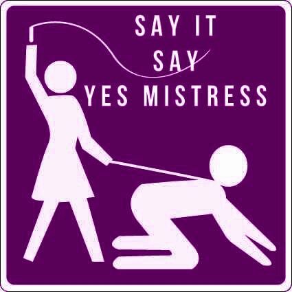 MistressAmazon1's tweet photo. The answer is always yes mistress #bdsm #Mistress #slave #obey https://t.co/g7xOPTwfCJ