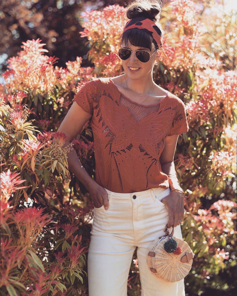 Getting acquainted with all the plants in our garden I have no idea how to look after... Wearing new butterfly top by <a href="/SugarhillBTN/">Sugarhill Brighton</a>