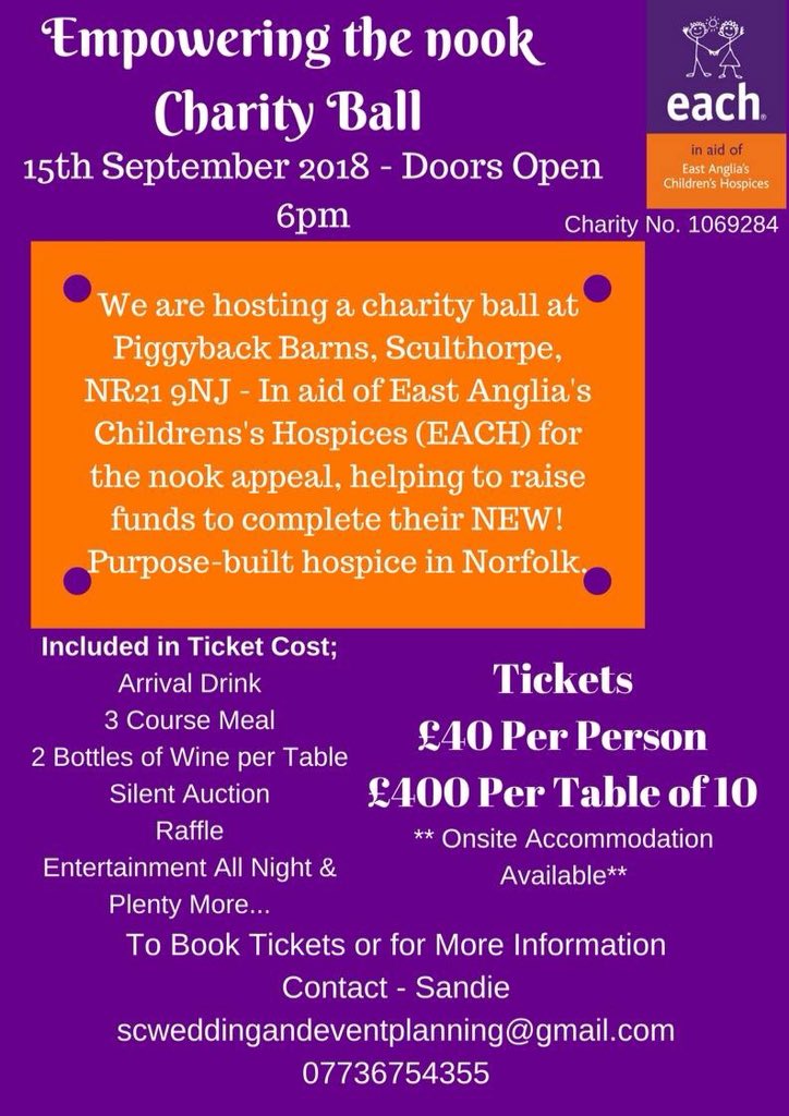 Book your tickets today! #charityevent #raisingawareness #thenookappeal #events #eventplanning
