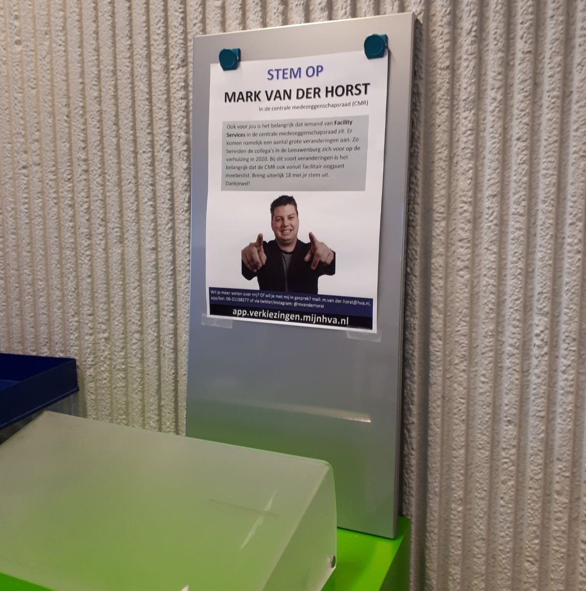 mvanderhorst's tweet photo. Hva medewerker al gestemd? Op https://t.co/SMAqWShCQd is het mogelijk op mij "mark van der horst" te stemmen. #kiesmr #hva https://t.co/SSG9RcMEcJ