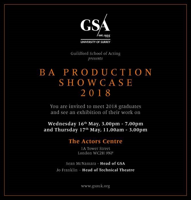 jofranklin62's tweet photo. It's this week! @GSAProduction18 @The_GSA #productionshowcase2018 https://t.co/MLVvf0wKfk