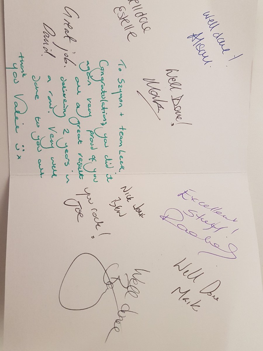Team_Leek's tweet photo. What a beautiful card that arrived in the post this morning! A huge thank you to @Valerie_PI3R and everyone who signed. @SDEBDD @jmb0606 @Szymon5K #TeamLeek https://t.co/hthwPdogUj