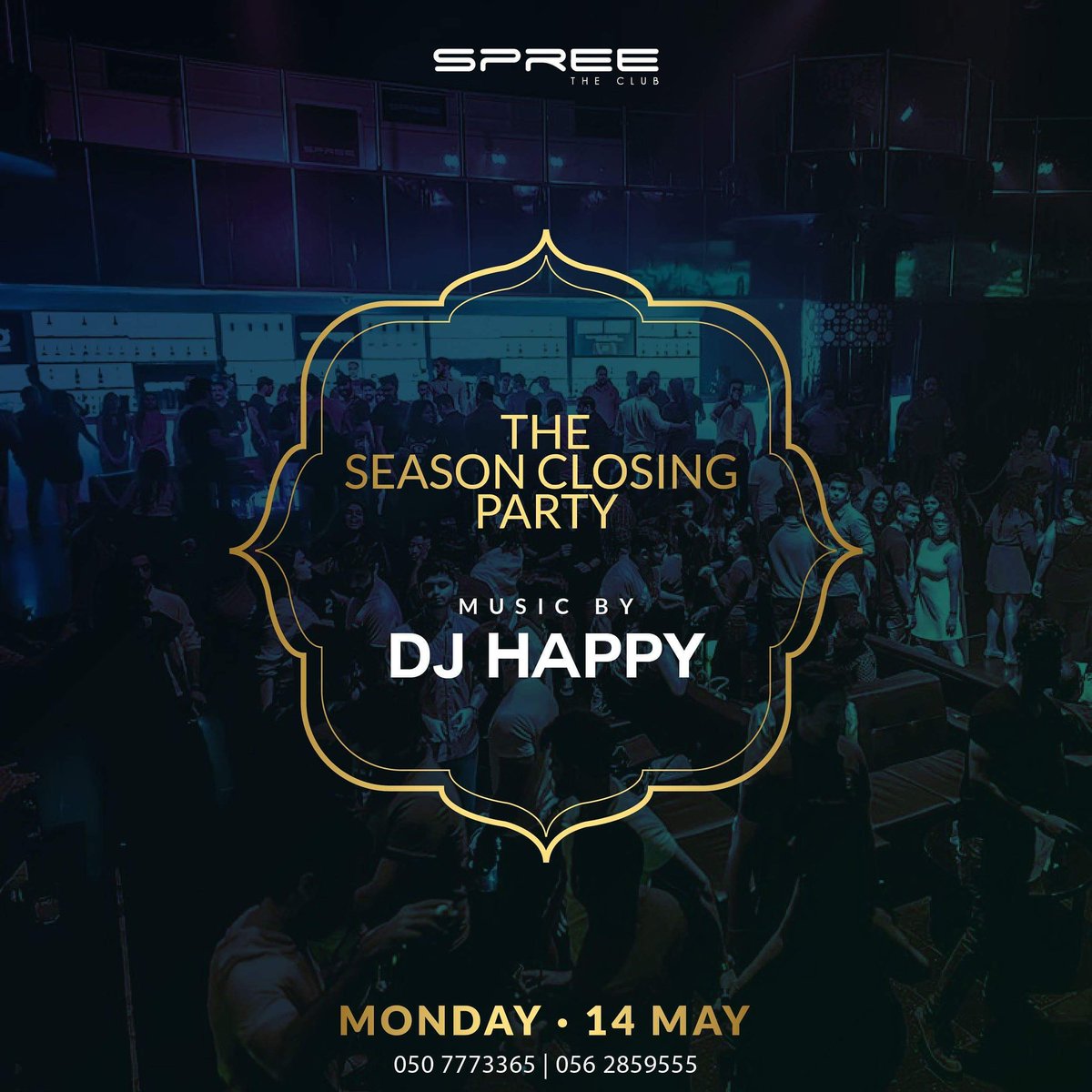 SpreeTheClub's tweet photo. It has been one of the best seasons #Tonight we party one last time this season!
Music By: DJ Happy
Free Beverages for Ladies till 12AM
50% Discount for Airline Crew /Bankers / Hoteliers
#DubaiParty #DubaiNightlife #DubaiPartyPeople #DXBPARTIES #Dubai #mydubai #dxb #TAG #FRIENDS https://t.co/3MFaaNSCub