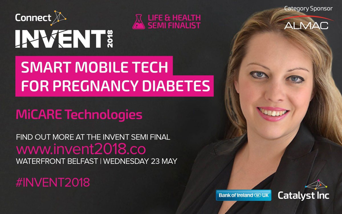 CatalystNI_'s tweet photo. Pitching at our Semi Final event will be @micaretech from our Life &amp; Health category sponsored by @AlmacGroup - Join us to hear all about their innovation and see who will make it through to our Awards night  https://t.co/WtlKu1coT8 #Invent2018 https://t.co/RzZejph0Gt