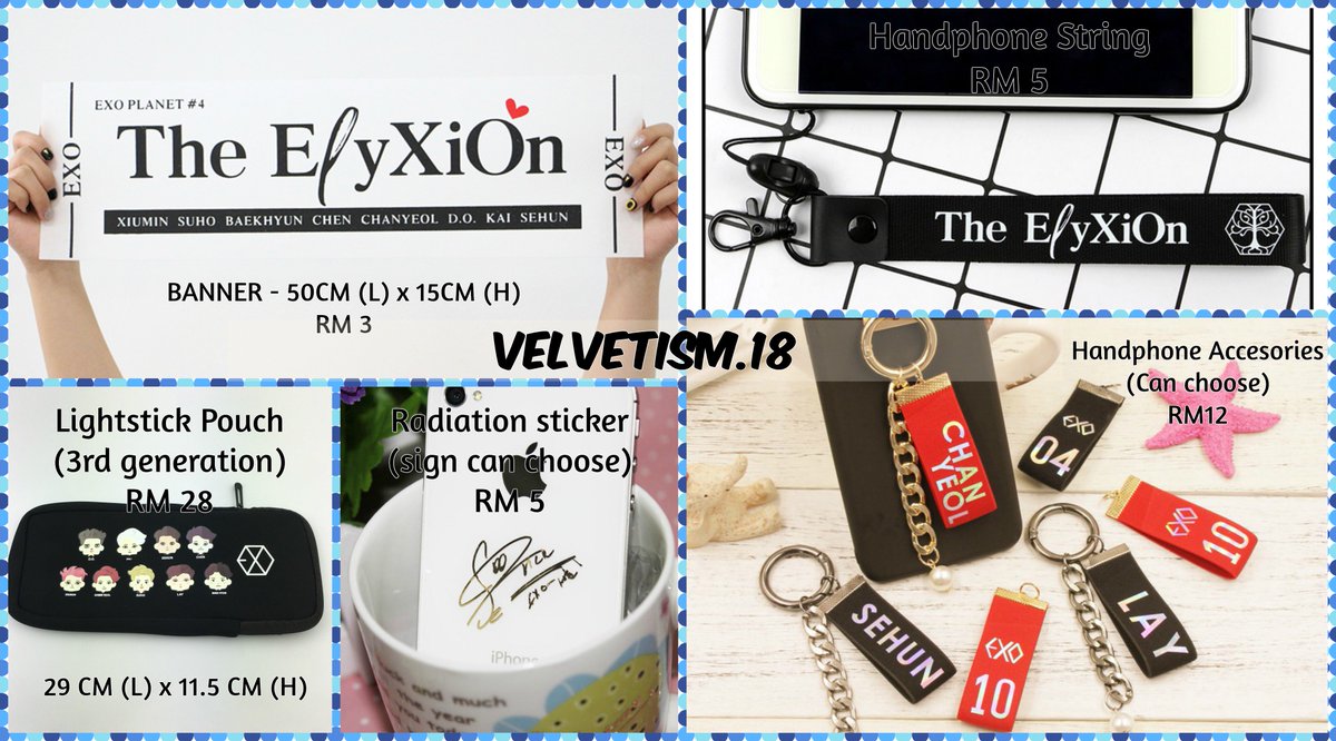 velvetism18's tweet photo. HELP RT PLZ *HANDMADE*

#EXO Kits  ♡ 
>Banner/Pouch/Hoodie/Jacket (Outfit free 1 MD)
>EX Shipping

@myeomi_my @kmerchsss @kfinegalore @ShopKorean @kpop_pers @kpopmarket_my @NiniShop_88 @kpoparcade @realmeshop @KpopEditsMY @MYKPOP @MKF_RT @peachypeachkpop

#ElyXiOninMalaysia https://t.co/EXEBmPQ2PS