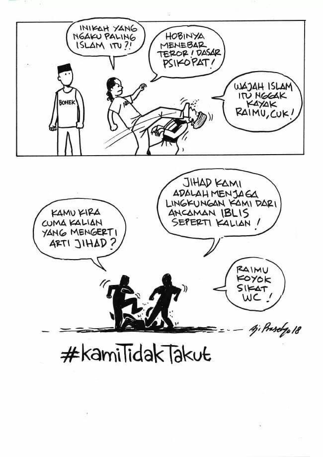 Lek urusan teroris lalekno rivalitas #terorisjancok