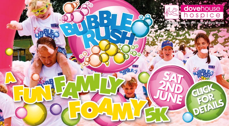 Hull_ER_Mumbler's tweet photo. @BubbleRushHull is coming soon! 2nd June at East Park Hull, for @Dove_House . Sign up now! https://t.co/5BWQz1u3jh https://t.co/7rnGvPJRlG