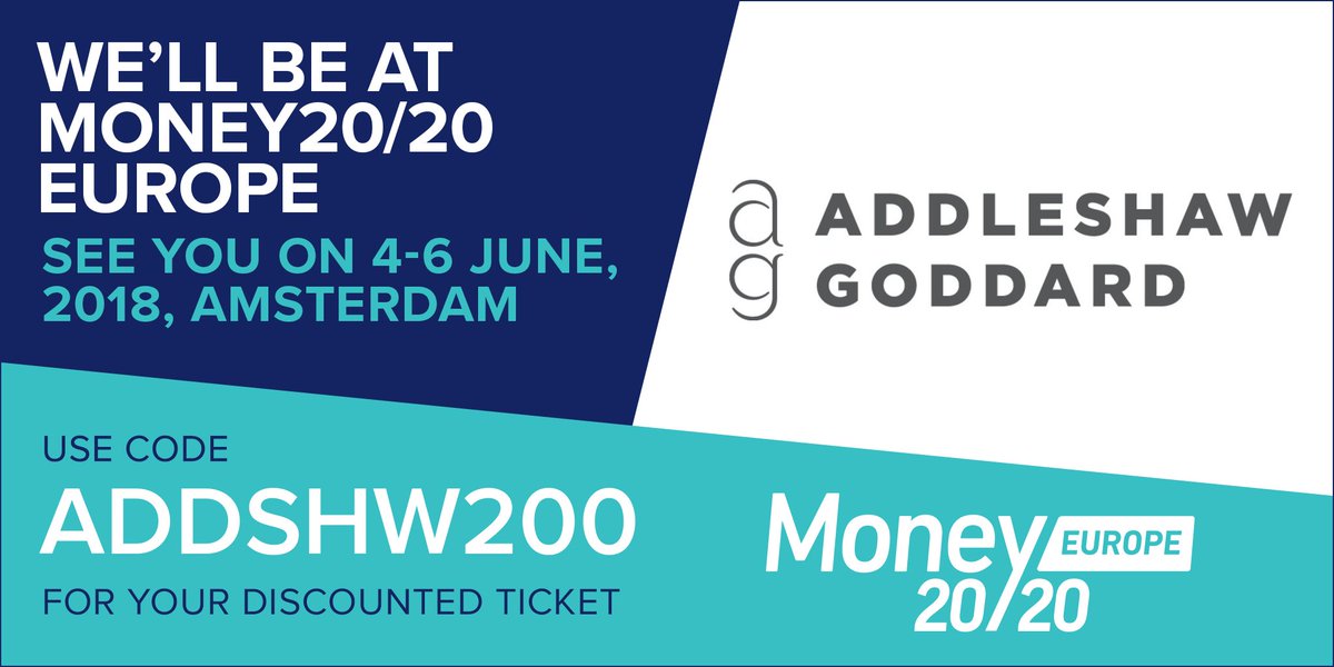 AGFinTech's tweet photo. Looking forward to seeing everyone in FinTech and payments at @money2020 Europe in Amsterdam #M2020EU #FinTech #AGElevate https://t.co/S86YvRurQu https://t.co/zrYI07XCe6
