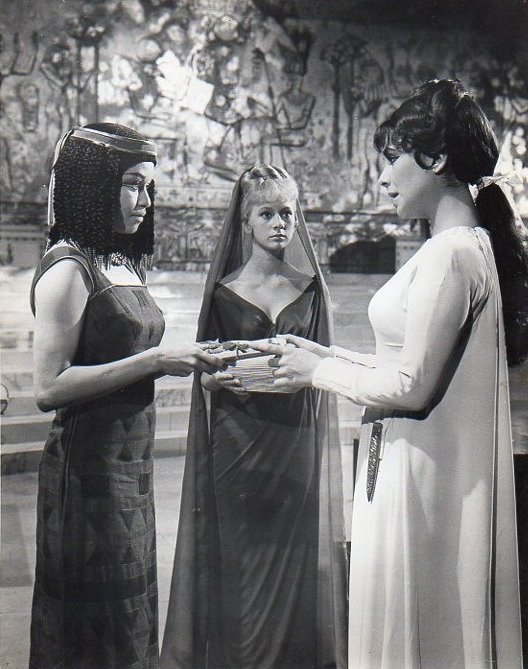 May 14 happy birthday FRANCESCA ANNIS (here as Eiras in Cleopatra, next to Elizabeth Taylor) 