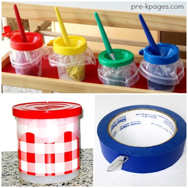 What a great teaching hack 'ziplock bags inside paint jars' PERFECT!!
#acuedu_p