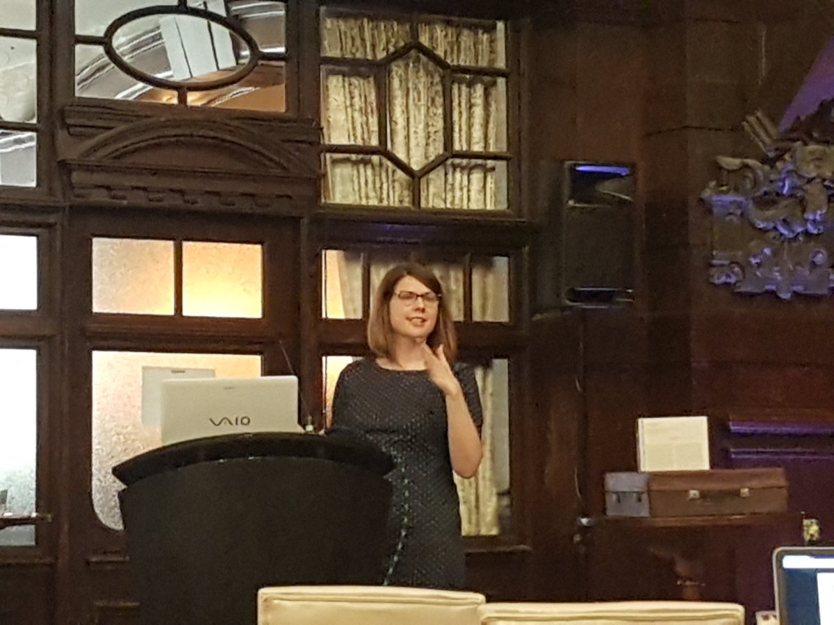 bsharif's tweet photo. @danielle_huckle talking at @scata_uk about the first 'anaesthesia laptop' by Mapleson and the @MushinMuseum https://t.co/40cPGniywm