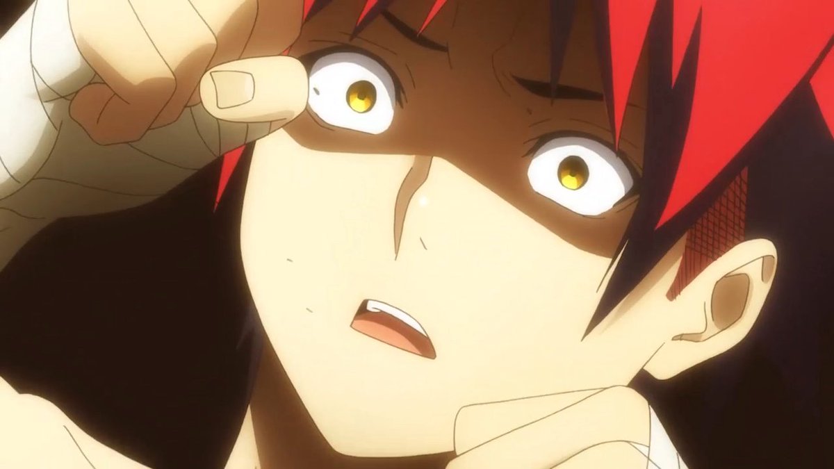 [애니플러스 5/14 23:30 방송『식극의 소마 세 번째 접시 ~ 토오츠키 열차 편』18화 "누군가를 위해서"] - 하야마vs유키히라. 튀김과 소스를 이용하여...