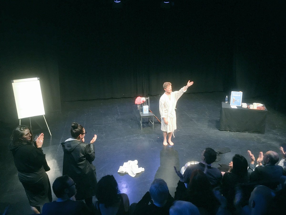 GlitchTheatre's tweet photo. Still buzzing about @KnaiveTheatre #BinLadenShow at @unitytheatre its amazing amazing,thought provoking and brought so much to debate. Thanks for coming to #Liverpool guys come back soon. https://t.co/BOCWsjytXl