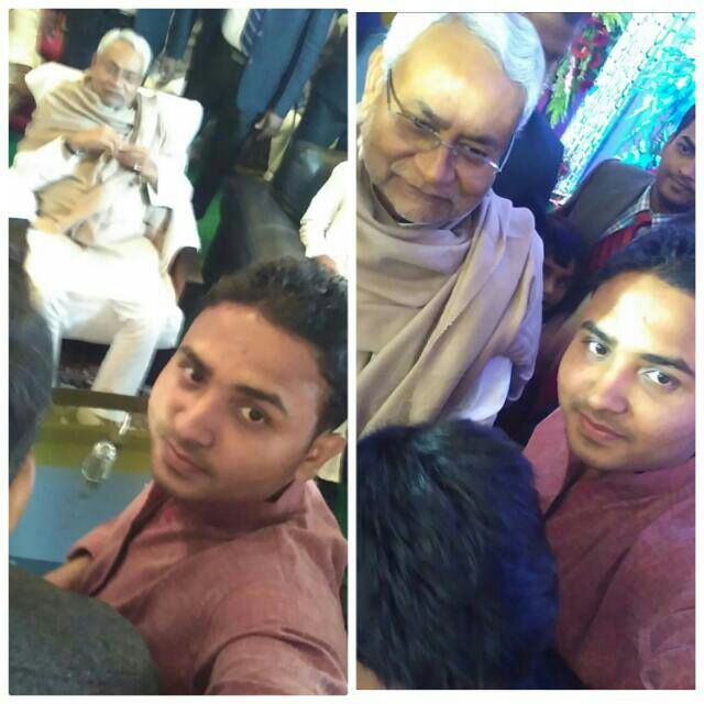 rajivsinghbxr81's tweet photo. Me nd Cm Nitish Kumar ji https://t.co/c2ouPdCOmk