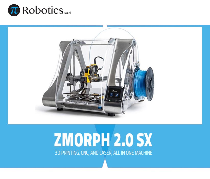 Pi_Robotics's tweet image. ZMorph SX is the most versatile and the most practical multitool 3D printer that you can put on a desk.
pirobotics.net/store
#PiRobotics #3dPrinters #Lebanon #art #3dprinting #ZMorph #zmorphVX #3d #VX #Basic #multitool #filament #productdesign #creativity  #engineering