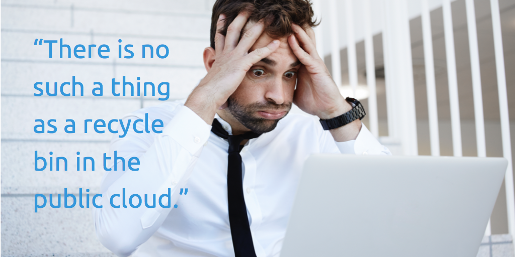 arjanvp's tweet image. What happens when we accidentally delete a file in the public cloud bit.ly/2wGpM62 #TransformYourBiz #CloudPoint