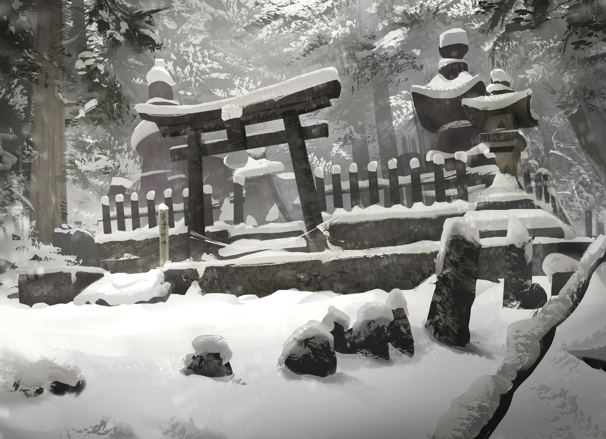 RobinLhebrard's tweet photo. Painting study, from pictures I took during my last trip in Japan. Quiet and peacefull place, on Koya mountain. 

If you're interested in seeing more, to support me and access to exclusive content from my daily work, go check my patreon gallery here : https://t.co/zTp3T2aGE8 https://t.co/Bpl4QfcBIv