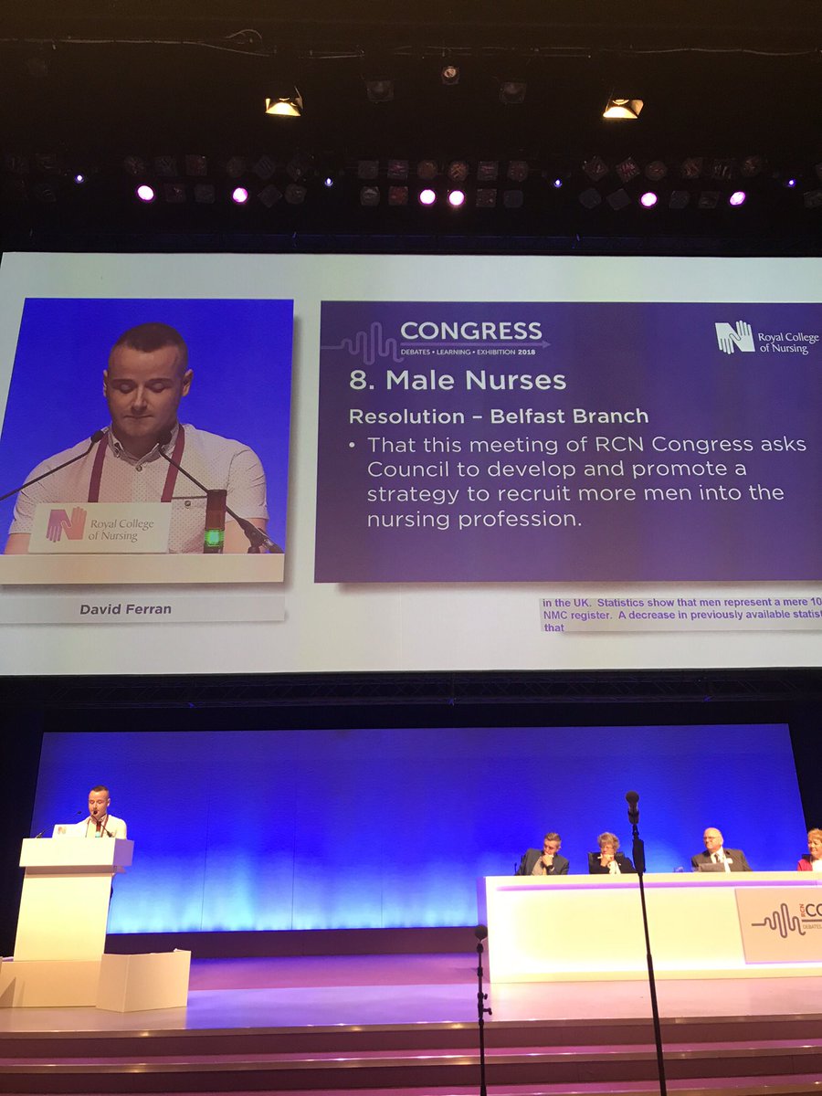 Great to see a resolution from @RCN_NI Belfast Branch #malenurses #meninnursing