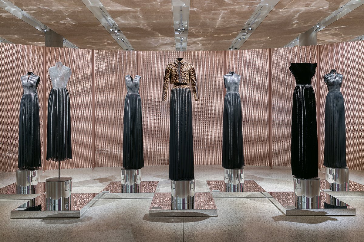 BoF's tweet photo. Step inside the new Azzedine Alaïa exhibition at the @DesignMuseum in London. Here's how the industry remembers him: https://t.co/TmACUtcEyq Photos: Mark Blower https://t.co/H7qBoCcyvZ