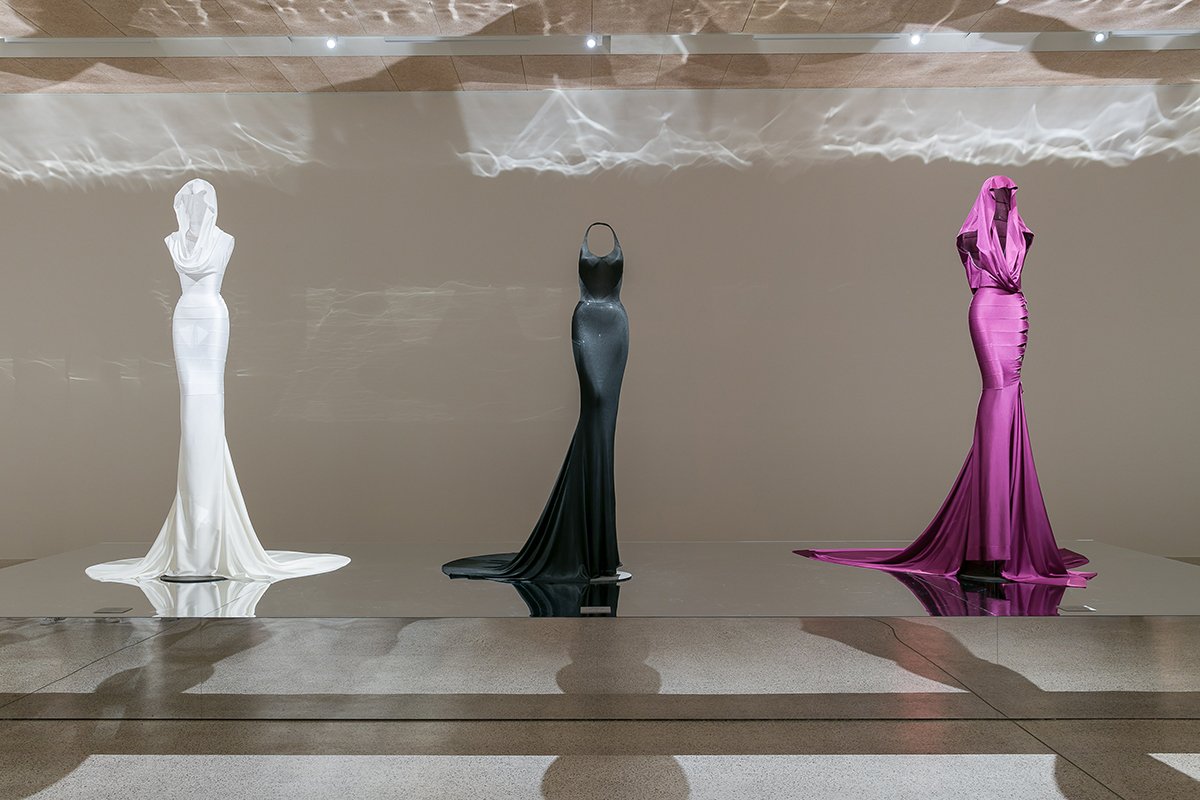 BoF's tweet photo. Step inside the new Azzedine Alaïa exhibition at the @DesignMuseum in London. Here's how the industry remembers him: https://t.co/TmACUtcEyq Photos: Mark Blower https://t.co/H7qBoCcyvZ