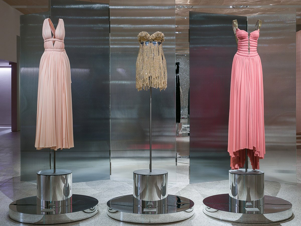 BoF's tweet photo. Step inside the new Azzedine Alaïa exhibition at the @DesignMuseum in London. Here's how the industry remembers him: https://t.co/TmACUtcEyq Photos: Mark Blower https://t.co/H7qBoCcyvZ