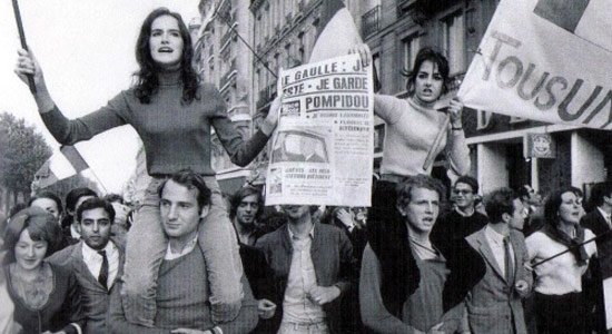 pascalfagnoux's tweet photo. Mes amis,  j'ai quand même l'impression que quelque chose a cloché dans ce pays. A gauche il y a 50 ans des étudiantes libres,  affranchies et en osmose avec les garçons. pour incarner la contestation. A droite., la présidente UNEF de Paris ! Quelle régression. #Rennes2 https://t.co/RkbEzFJG4G
