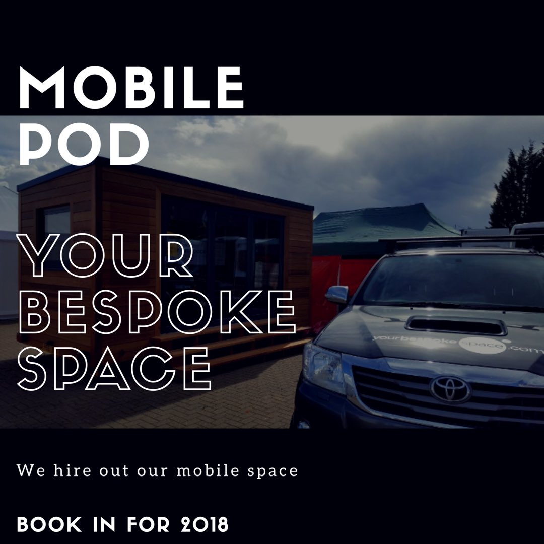 Mobile pod hire #events #conference #weddings #shows #parties