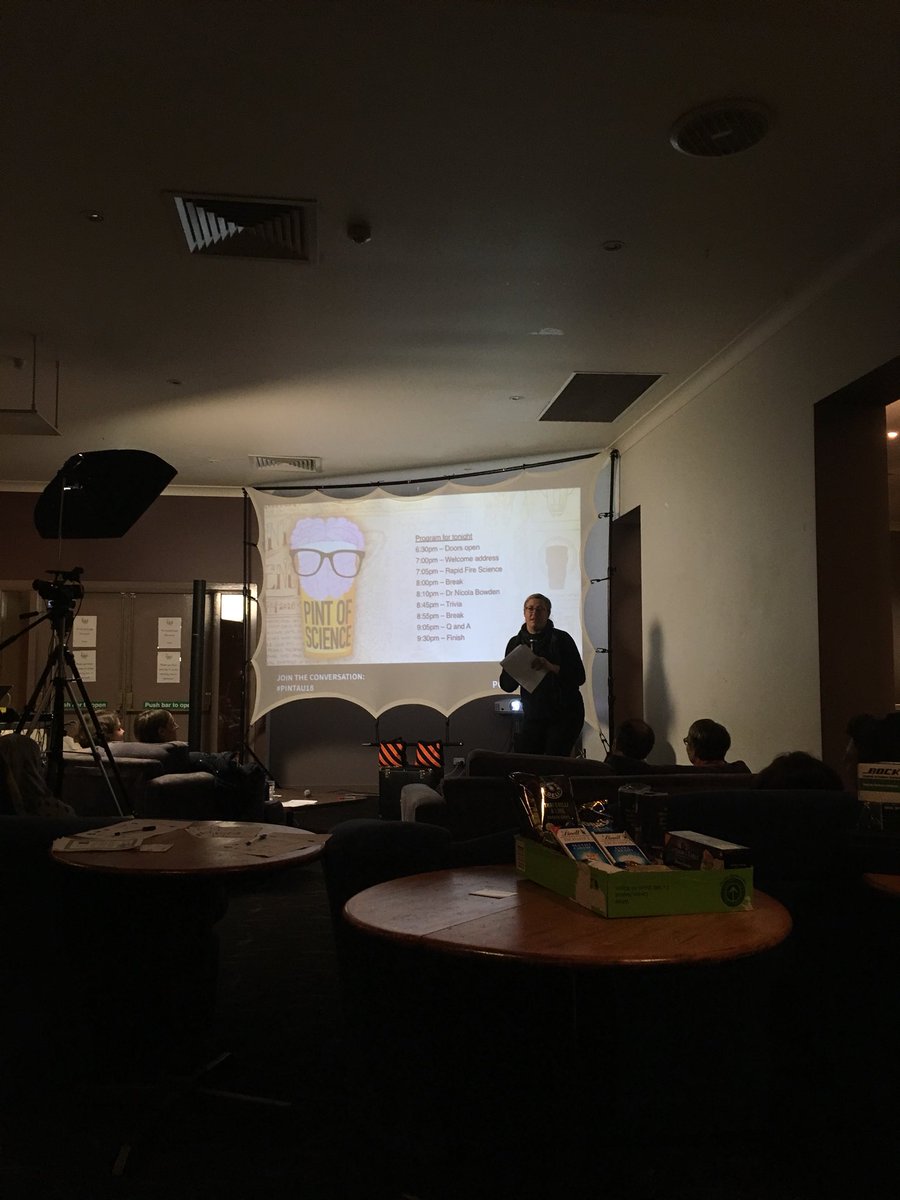 nikolabowden's tweet photo. Our MC in #Armidale is the awesome @ericajsmith1 #pintau18 https://t.co/YMuWNgST24