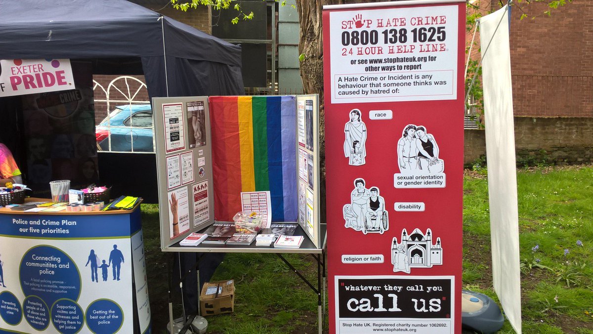 stophateuk's tweet image. We had a fantastic day on Saturday at #ExeterPride. The event was a great success with lots of networking and engagement with the community.
Thanks to everyone who came to say hello! ☺️