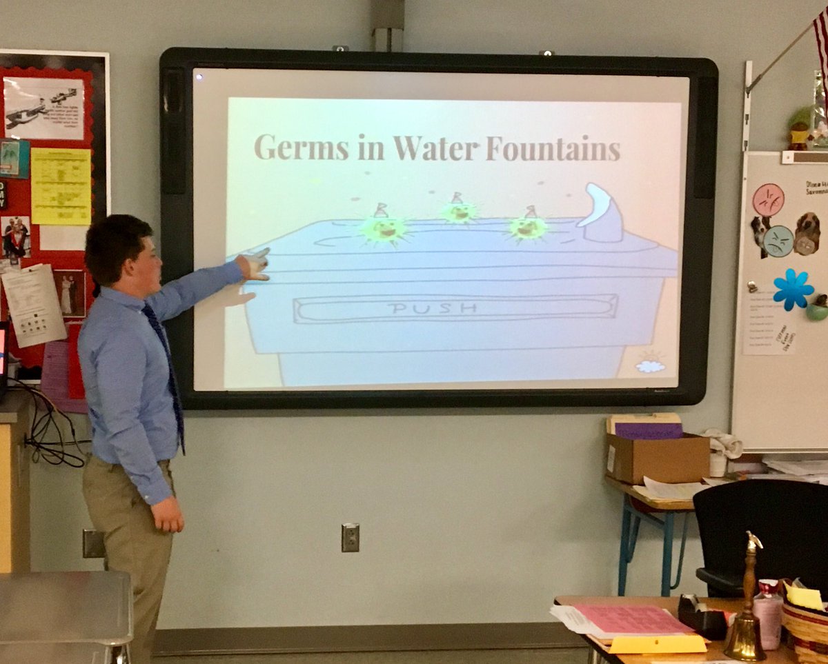 LancerEnglish's tweet image. Kenny McQuay demonstrates how hydration stations will reduce germs and plastic waste. Very convincing. #finalproposal @FCC_DualEnroll @LHSJournalism @FCPSMaryland