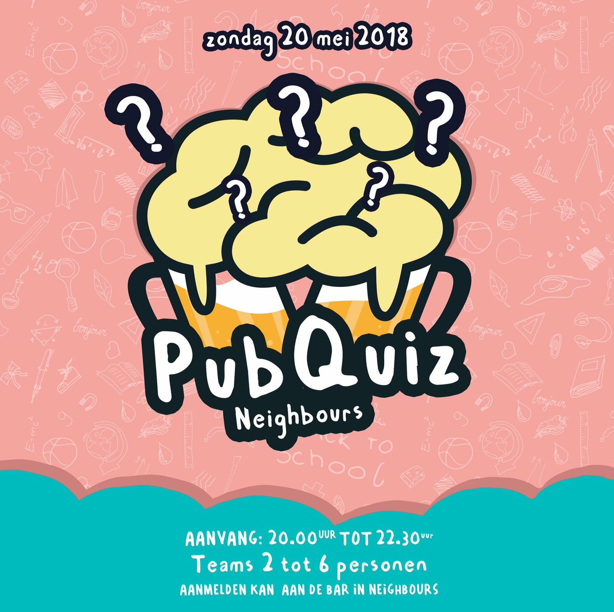 neighbourssneek's tweet photo. ▶️ NEIGHBOURS PUBQUIZ | ZONDAG 20 MEI

Met wie durf jij het aan?🤓

Aanmelden via:

📩 info@neighbourssneek.nl
⌨️ privé bericht via Facebook 
👥 aan de bar in Café Neighbours https://t.co/gi4LC5hGvU