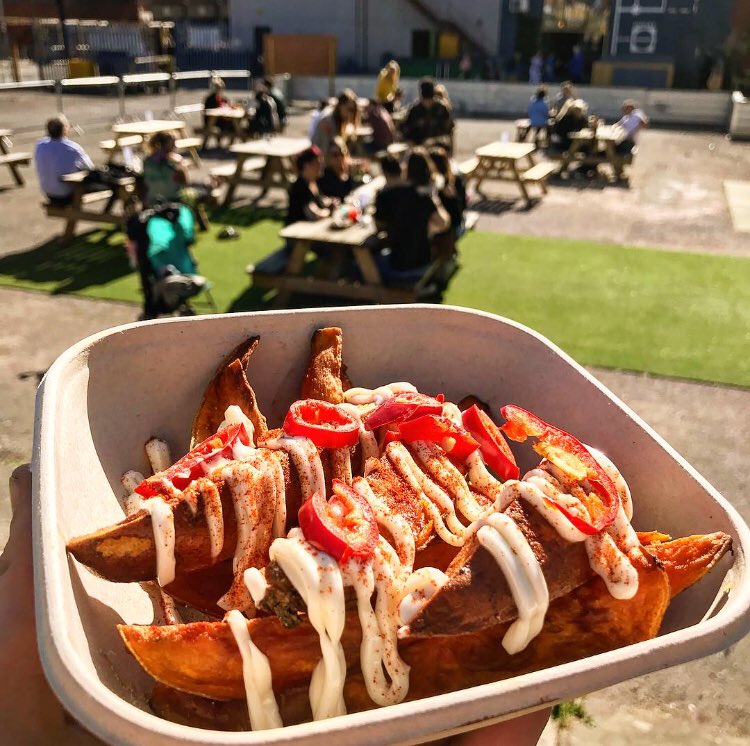 breakingbreadlv's tweet photo. These home made sweet potato wedges went down an absolute treat last weekend with the customers at Craft Minded for our third weekend. We served ours with fresh chilli, mayonnaise and paprika and they were absolutely delicious. https://t.co/IF2Gq71pKx