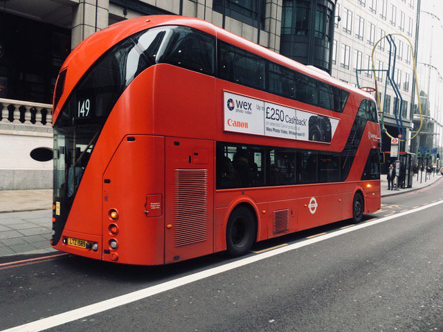 wextweets's tweet photo. Today we will announce the winners of our #CatchTheWexBus competition! Our London Routemaster was spotted at Oxford Circus, on Victoria Street and even as far away as the Grand Canyon (although we suspect foul play). Tune in at 12.30pm for the announcements. https://t.co/IG7cOENx1G