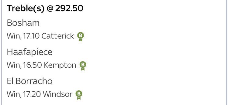 TopTipsCentral2's tweet image. EW Treble