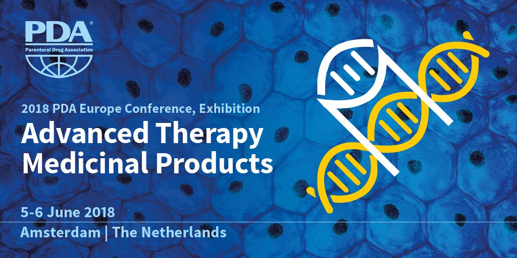 PDA_Europe's tweet photo. Hear speakers from industry, research organizations, and regulatory authorities who have come together to discuss the many challenges for ATMPs #celltherapy #drugproduct next month in #Amsterdam https://t.co/HE8icCmdpM https://t.co/1Wy6S3tb7H