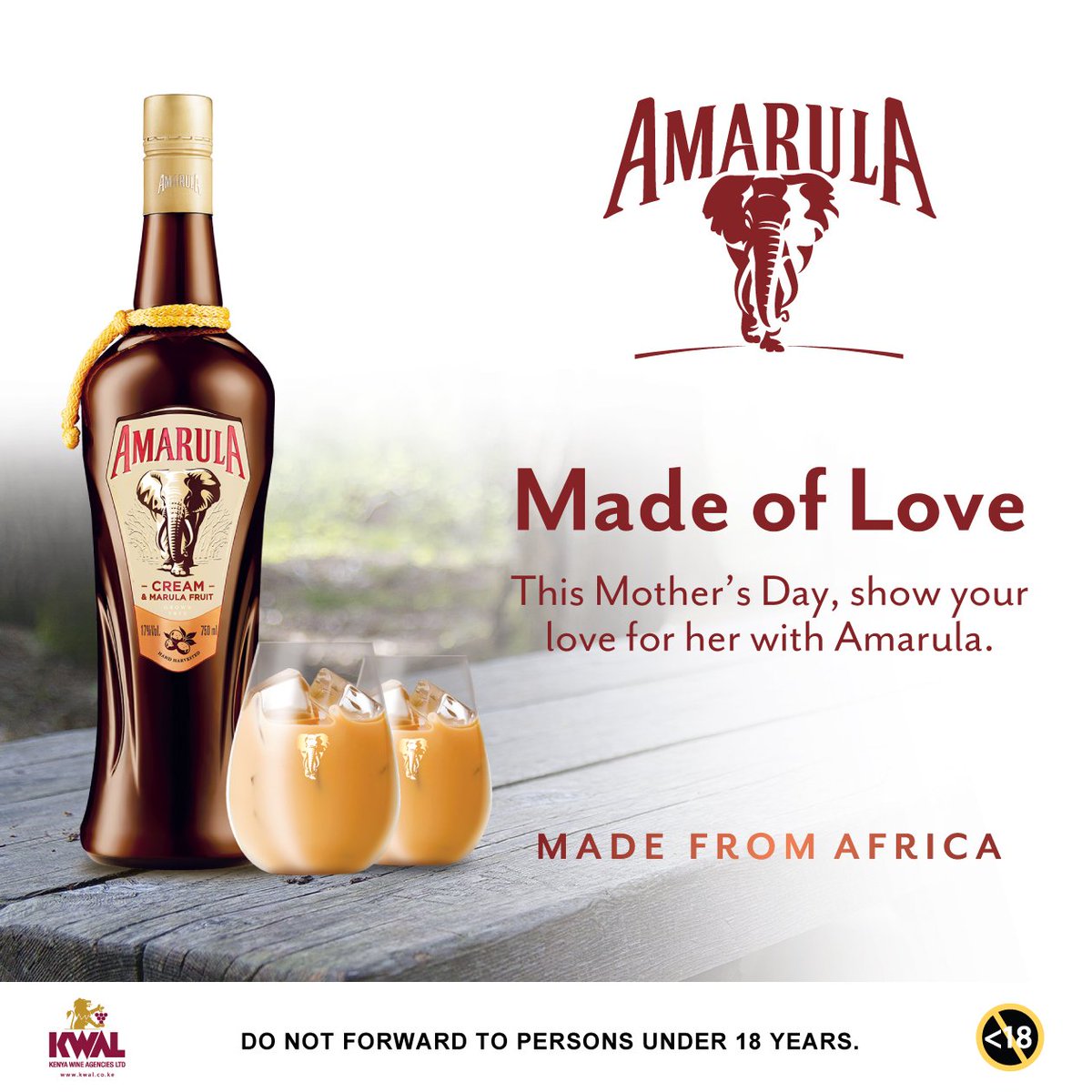 AmarulaEA's tweet photo. Show your mother love today and everyday with Amarula. #HappyMothersDay https://t.co/1lfM4NfbxW