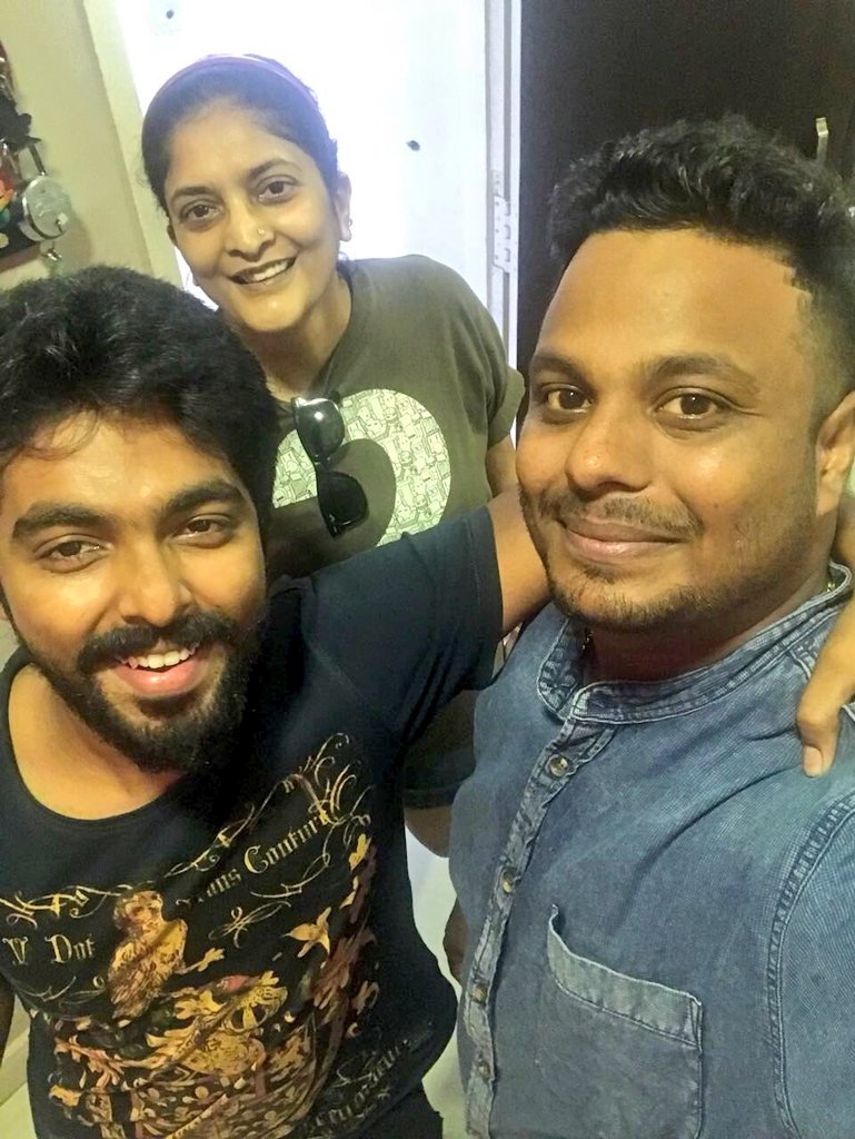 UVCommunication's tweet photo. @gvprakash rocking Musical ❤️ Songs On The Way!! #FreshCombo with #SudhaKongara
@proyuvraaj https://t.co/yDwVzcL4Es