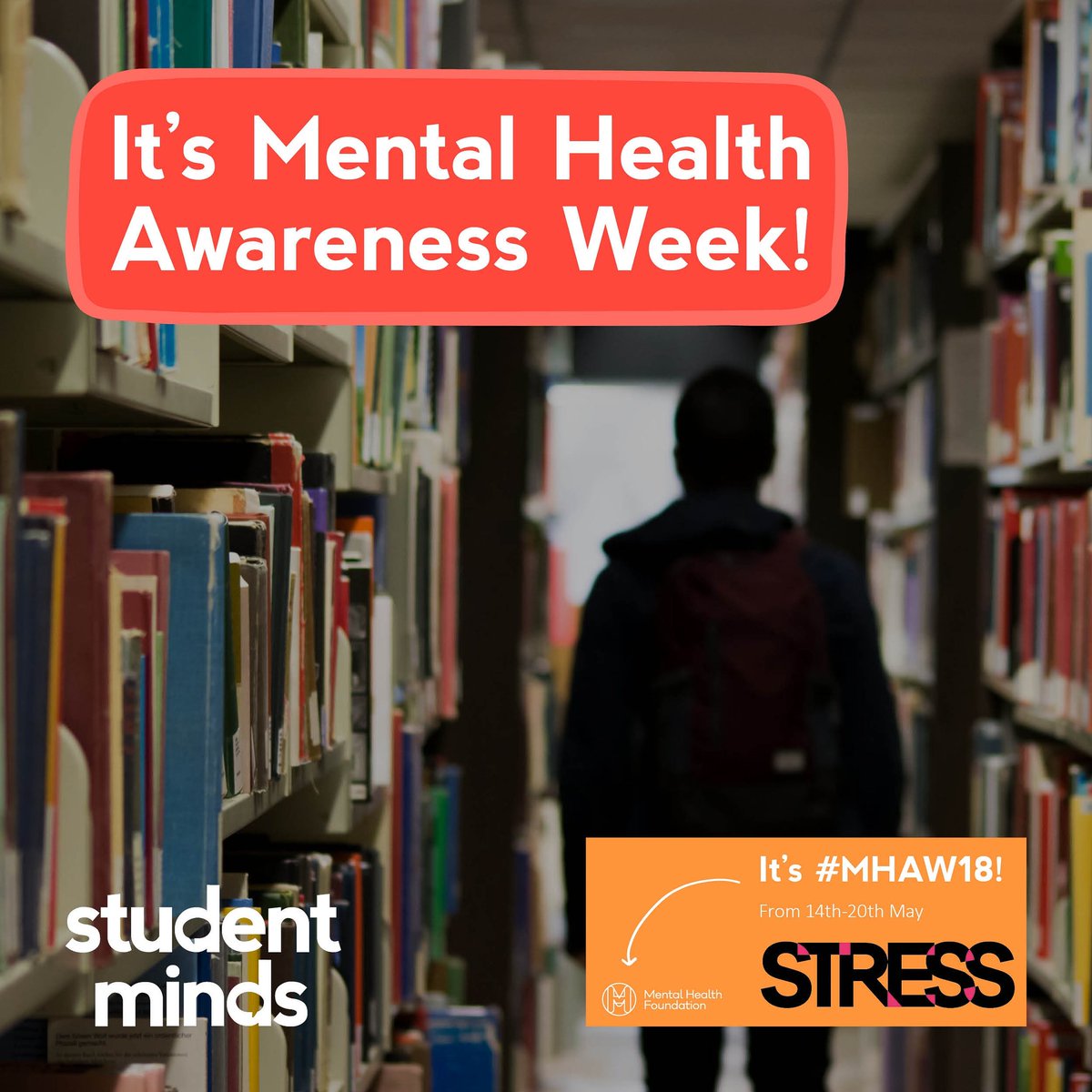 edcollres's tweet image. It's #MentalHealthAwarenessWeek - we're working in partnership with @StudentMindsOrg to raise funds to support students mental health