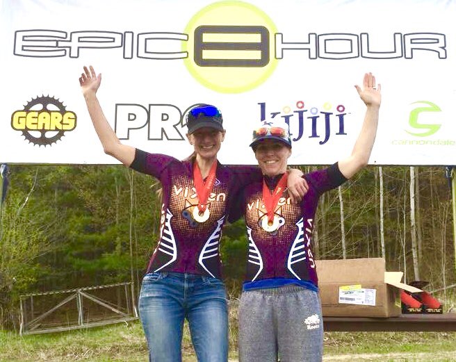 VelocityVixen's tweet photo. Congrats to 🦊Vixen Racers Angela &amp; Rhonda for their 1st place finishes in the Epic 8 hour mountain bike race. Angela lapped the field to secure the top spot solo finisher. Rhonda took 1st in women’s tag team race and posted some of the fastest lap times.💪🦊 #mtb #jakroo https://t.co/3HxTNGa6fO