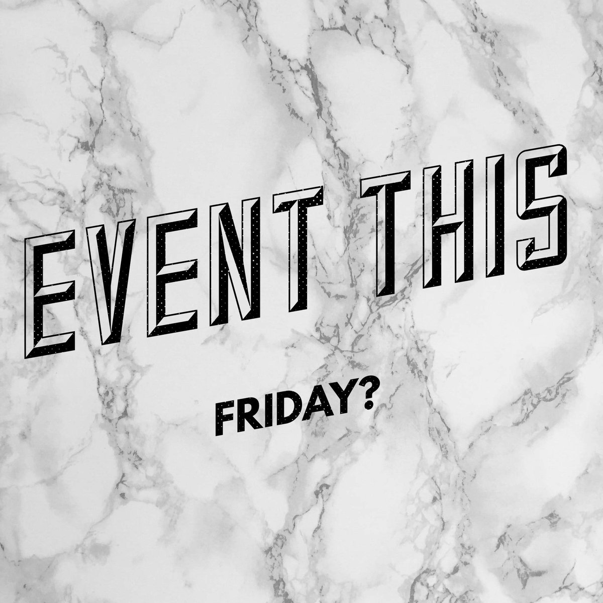 Catcafemad's tweet photo. Suggestions for an event this Friday? https://t.co/DMpYnLHIDT