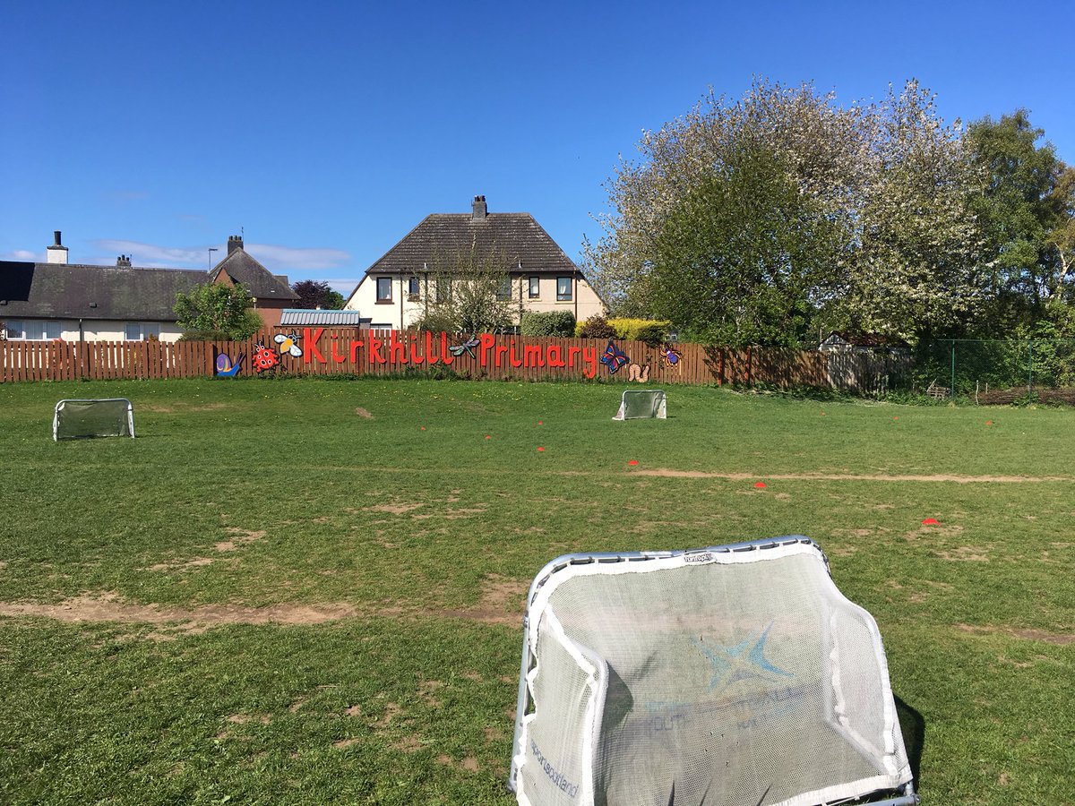 RURAL SCHOOLS | Another glorious day at Kirkhill Primary School where we are taking the P1s,P2s and P4s for football