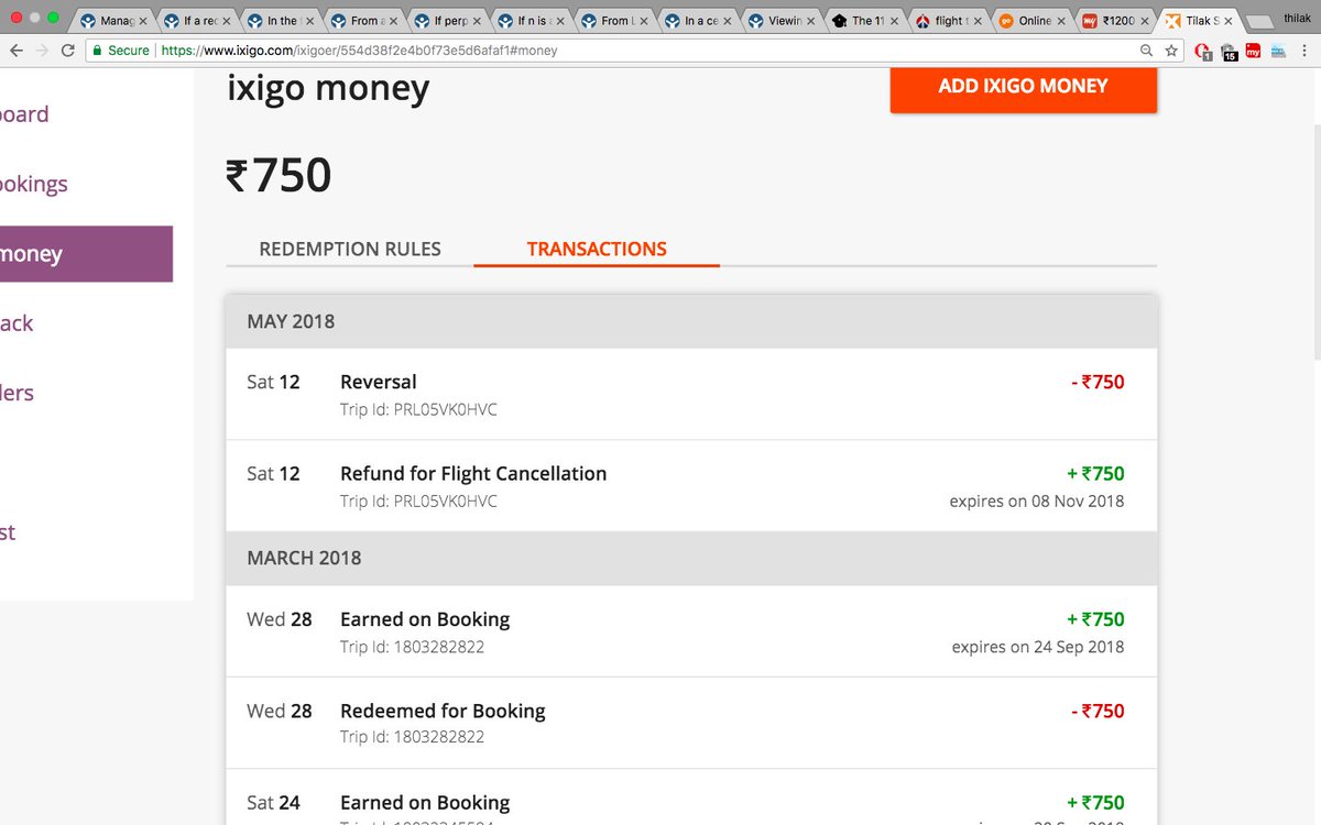 ixigo new user offer 750