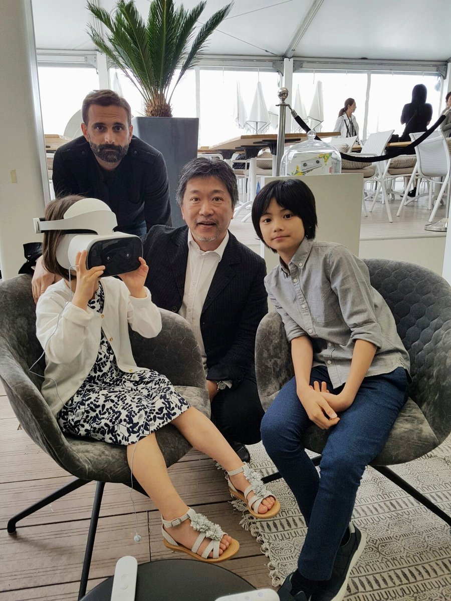 Wild Immersion (@wildimmersion) on Twitter photo The film director <a href="/hkoreeda/">是枝裕和</a> and the actors Jyo Kairi and Sasaki Miyu trying the #WildImmersion experience at the <a href="/Festival_Cannes/">Festival de Cannes</a> #Cannes2018 The film director <a href="/hkoreeda/">是枝裕和</a> and the actors Jyo Kairi and Sasaki Miyu trying the #WildImmersion experience at the <a href="/Festival_Cannes/">Festival de Cannes</a> #Cannes2018