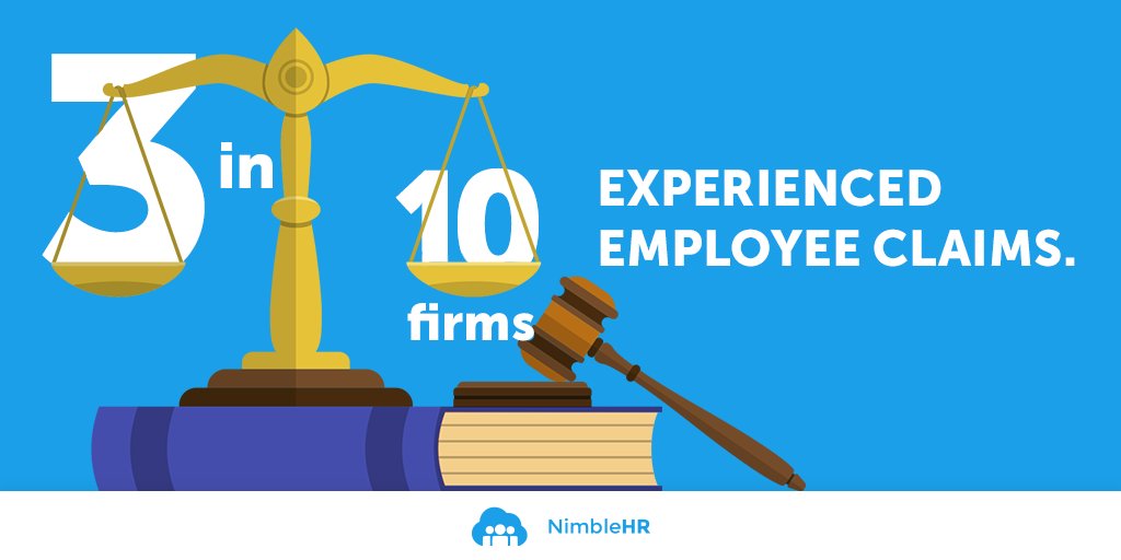 NimbleHR_UK's tweet photo. Did you know that 
#NimbleHR substantially reduces the risk of an employment-related legal dispute? Learn more at: https://t.co/O7s4coRWLa https://t.co/4zuYdyILCn