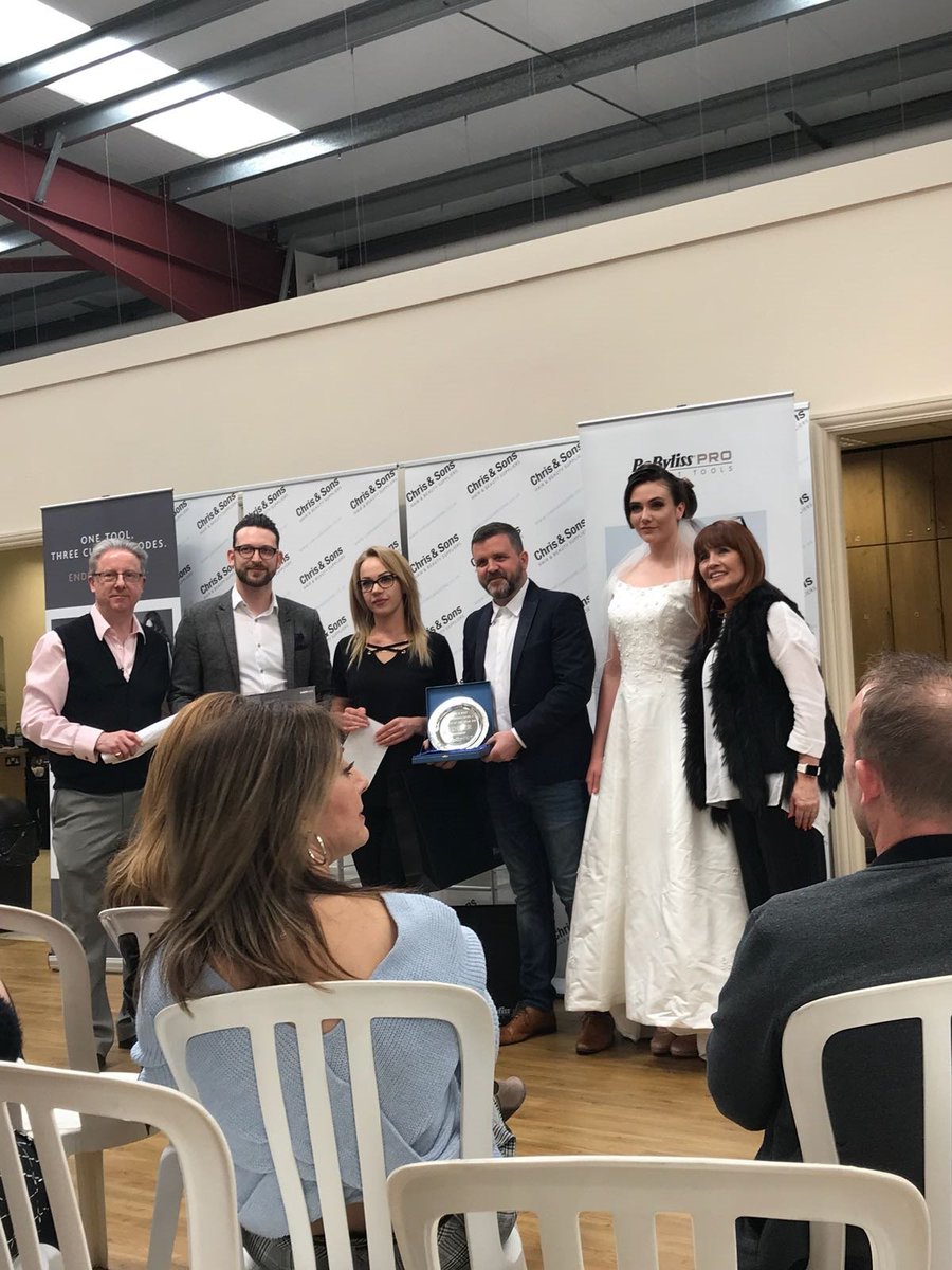 elite_salons's tweet photo. We would like to congratulate our level 3 hair student Marija on winning 1st place at the annual @ChrisandSonsuk competition.Theme was classic bridal, where she done both the hair&amp;makeup to achieve an overall look. #Classicbridal #Bridal #Bride #hairup #hair #makeup #weddingdress https://t.co/6jmWHe7QJO