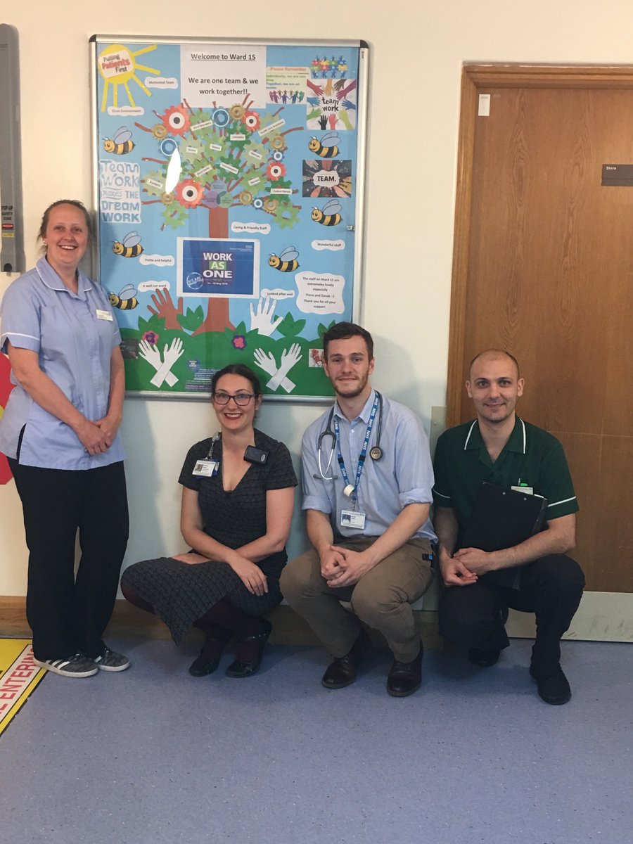 Working as one week on ward15. Our lovely display made by our housekeeper. #teamworkmakesthedreamwork #loveyourcolleagues #doctor #Pharmacist <a href="/AaronLewis_/">Aaron Lewis</a> <a href="/loverof_floof82/">Becky 🇪🇺🐾</a>