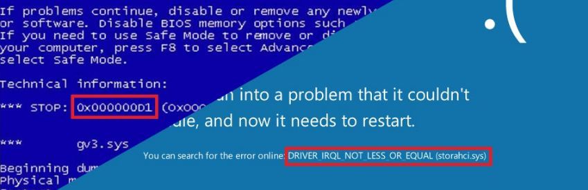 storahci error storahci error